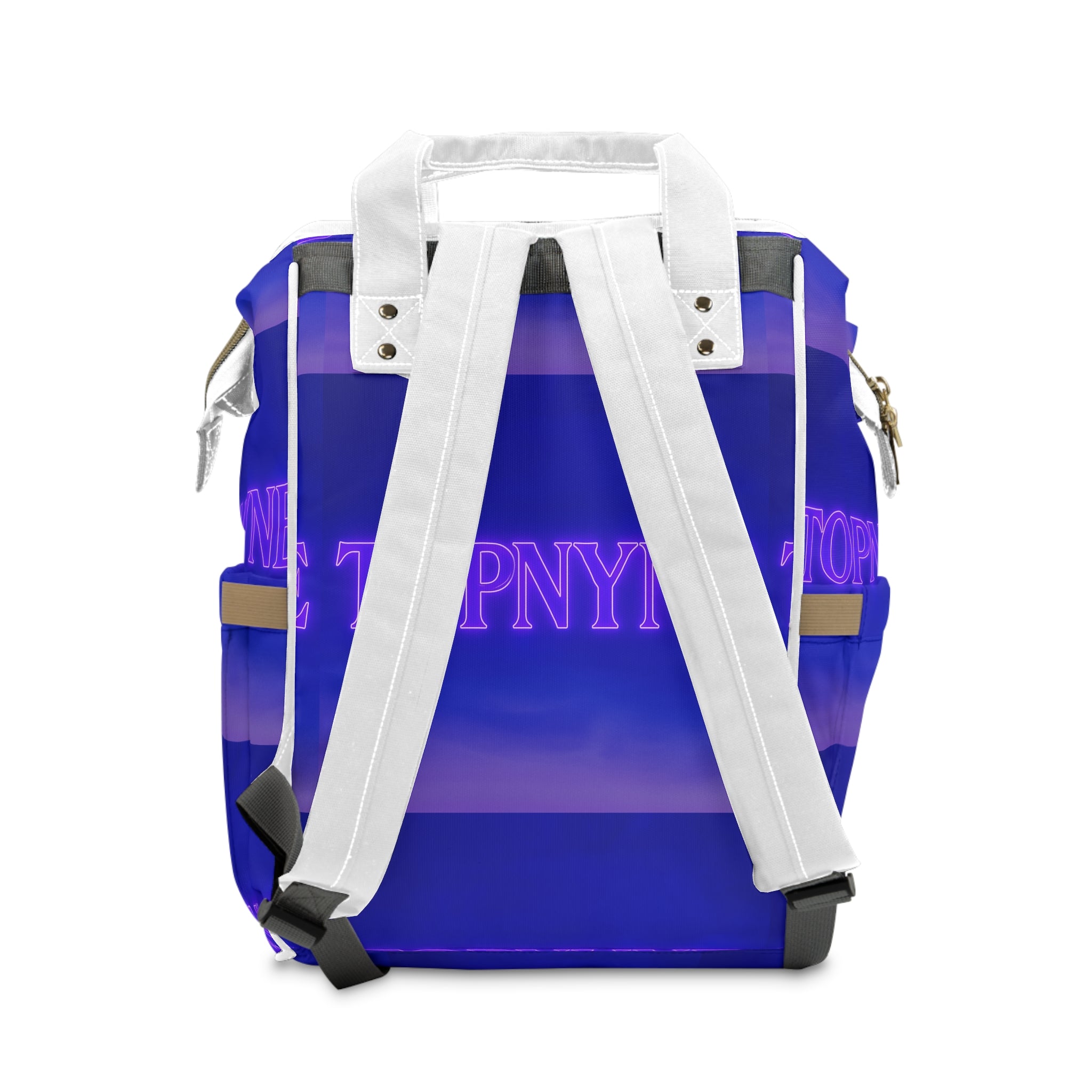 Stylish TOPNYNE Multifunctional Diaper Backpack - Trendy Baby Bag, Travel Backpack, Mini-Mom Organizer, Blue Diaper Bag, Perfect Baby Shower Gift